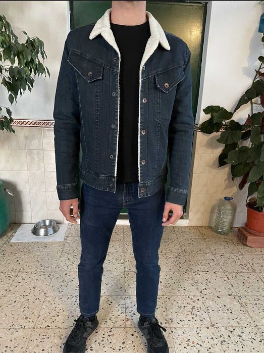 Casaco Blusão VOLCOM | Ganga Escura & Pêlo Ovelha | Estilo e Elegância
