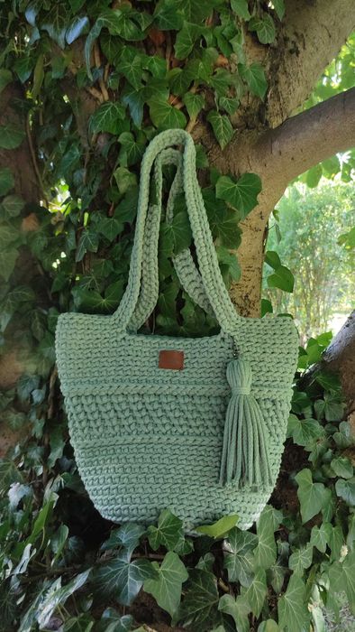 Torebki ze sznurka  handmade