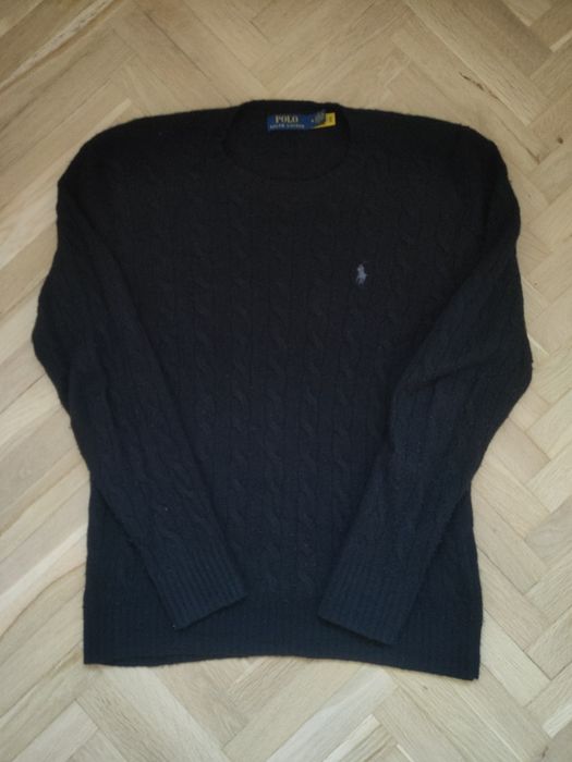 Polo Ralph Lauren sweter M wełniany czarny