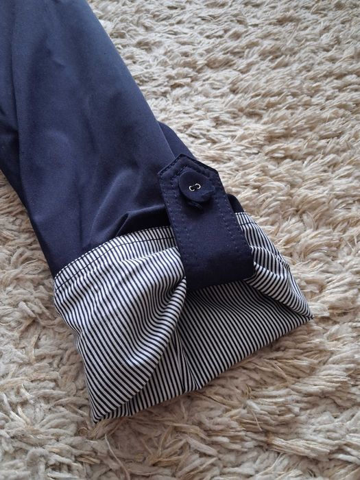 Granatowy płaszczyk dziewczęcy Mayoral Chic rozmiar 162