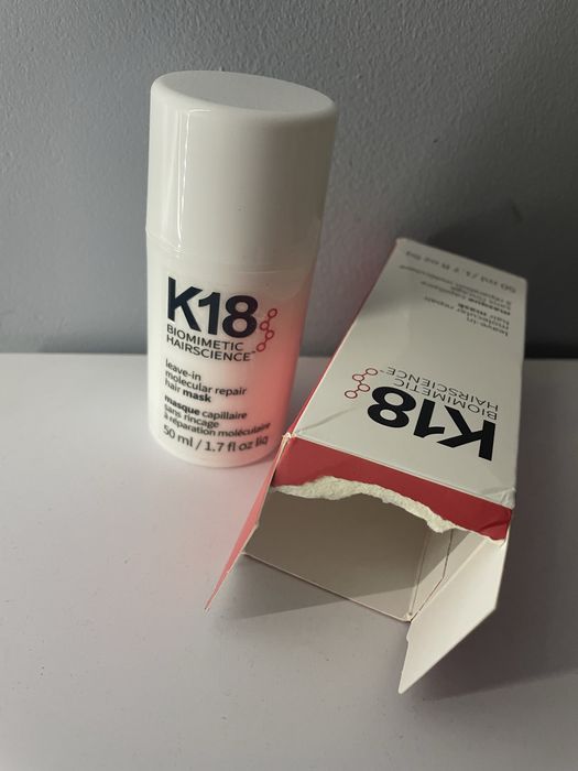K18 Profesjonalna Molekularna Maska do Włosów Bez Spłukiwania 50ml