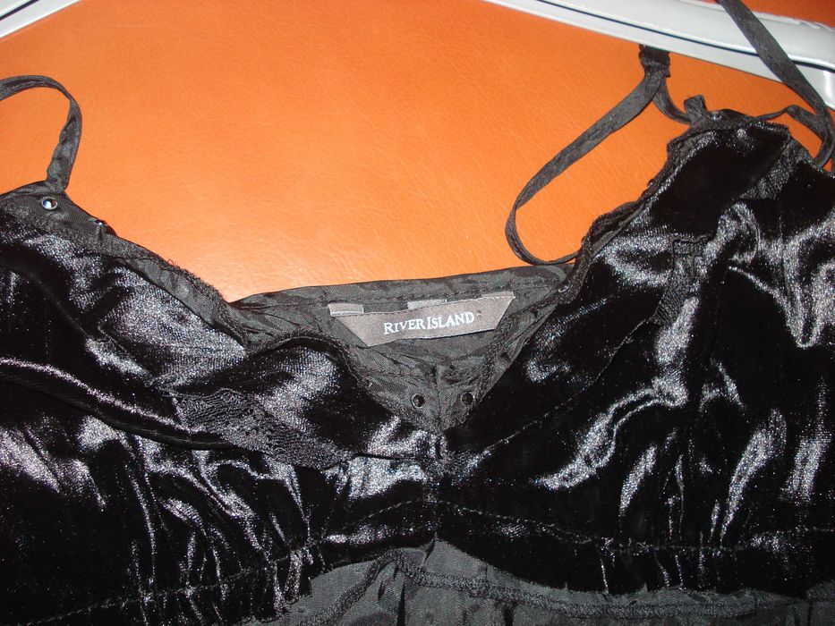 Sukienka mała czarna RIVER ISLAND studniówka, karnawał 36 / S