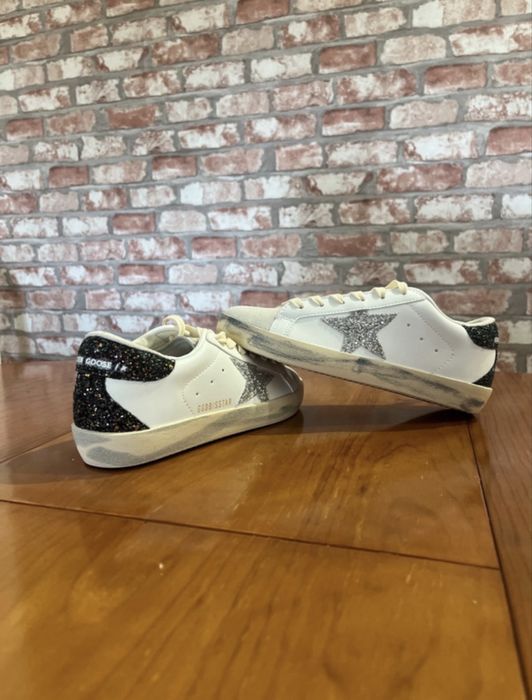 Golden goose brancas e prateadas