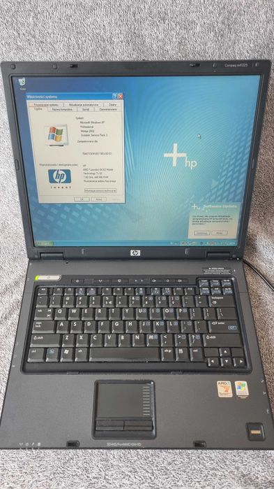 Laptop HP Compaq nx6325 (komputer retro)