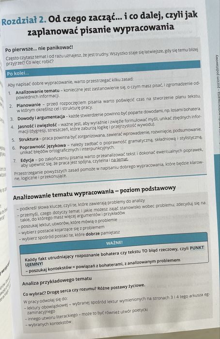 Wypracowania język polski Matura  Operon