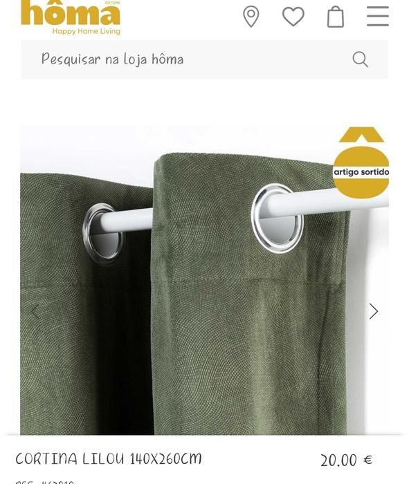 Vendo cortinas ilhós
