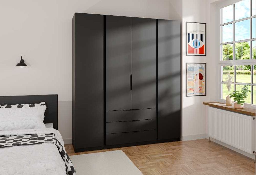 Szafa Garderoba MAJA 4F 3S nowoczesna szafa z szufladami  Nowość !!