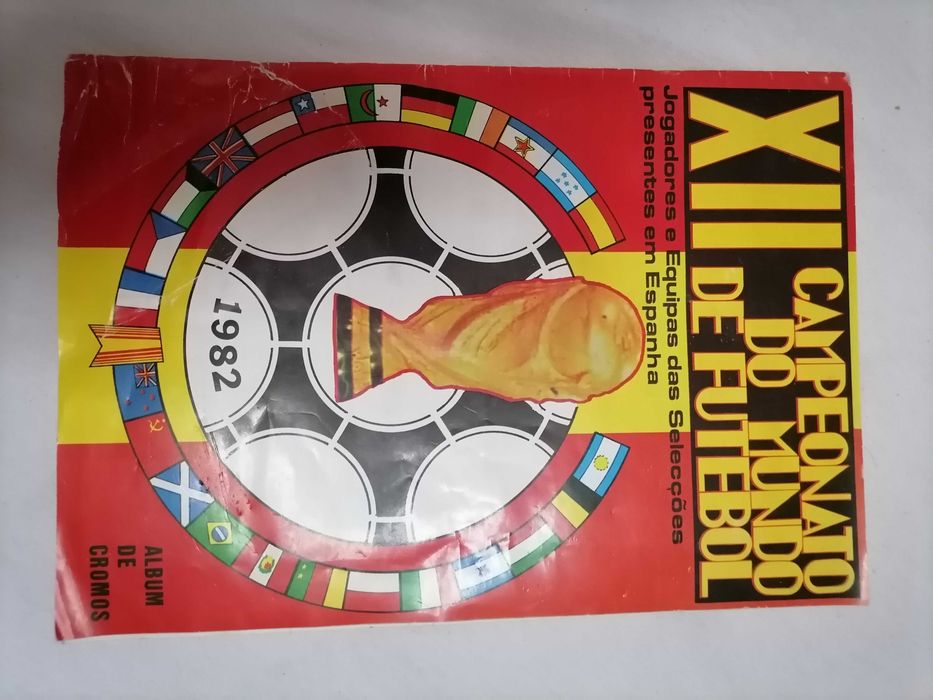 Caderneta Cromos XXII Campeonato do Mundo de Futebol 1982 c/MARADONA Sorcácius