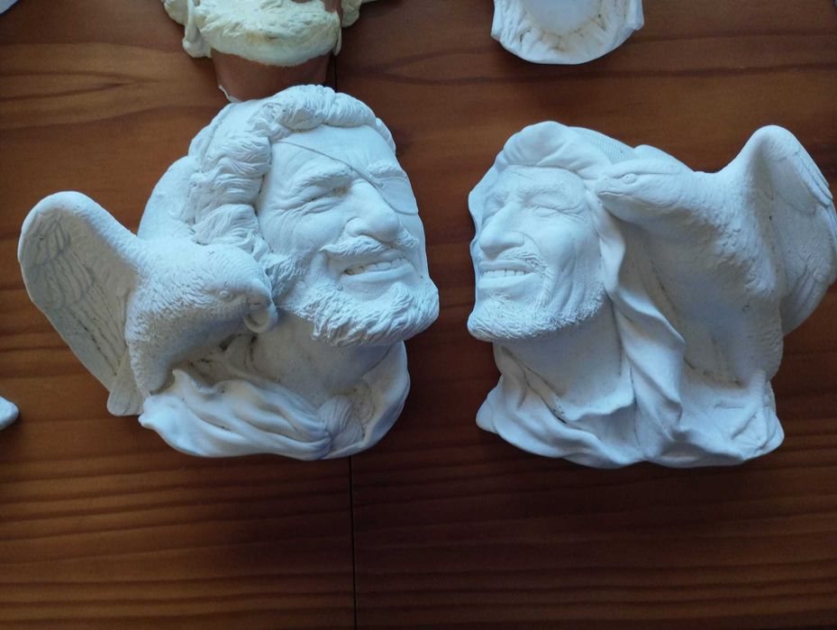 figuras em gesso para decorar