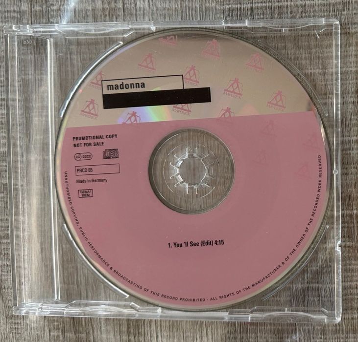 Madonna CD Single Promo