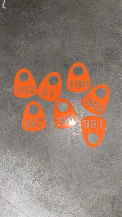 Номерки для гардероу від 1 до 400