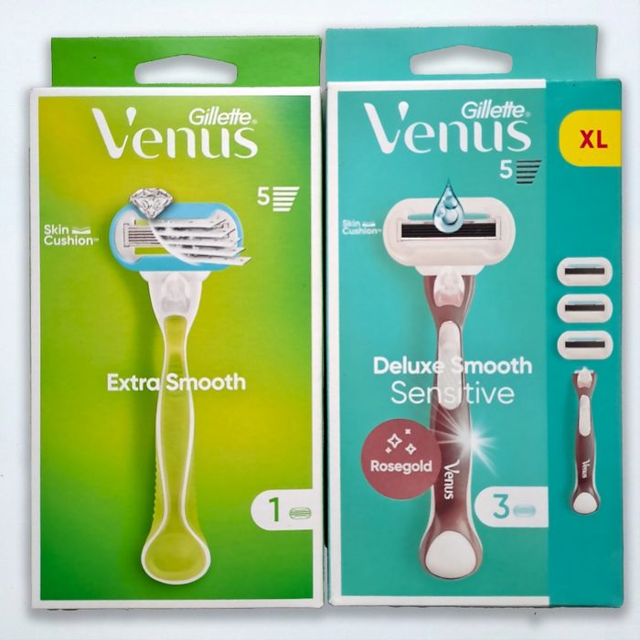 Оригінальна Бритва Gillette Venus (Comfortglide, Smooth) | Жіночий станок зі змінними картриджами в асортименті