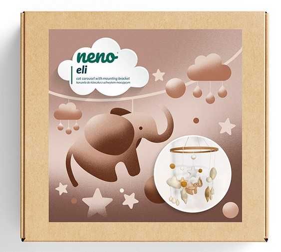 Neno – karuzela do łóżeczka z uchwytem mocującym