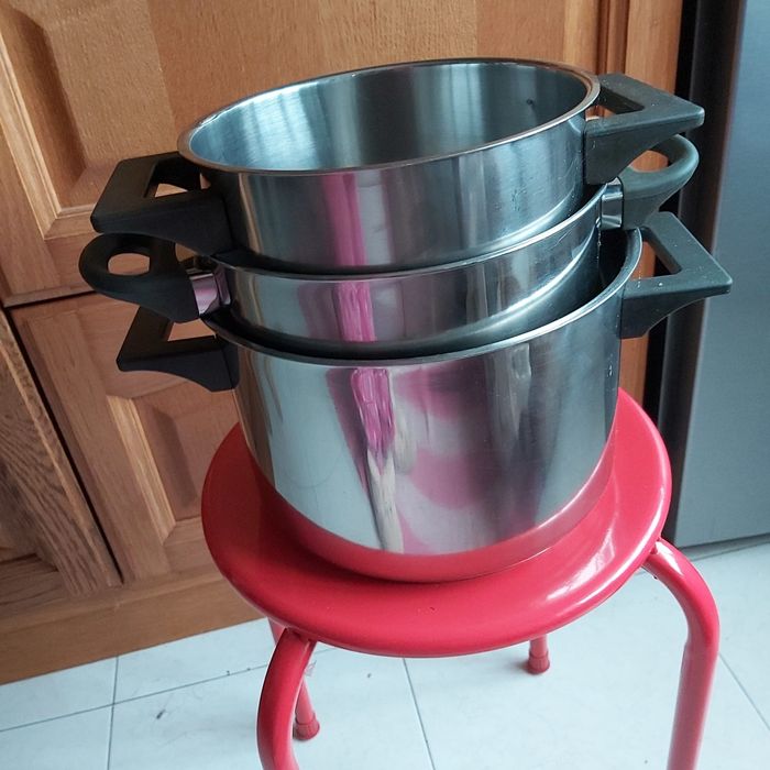 Tachos inox como novo