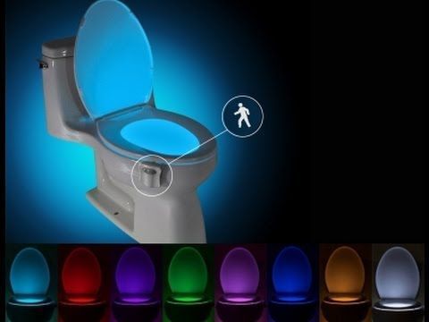 Подсветка Tolit LED для унитаза светильник с датчиком движения
