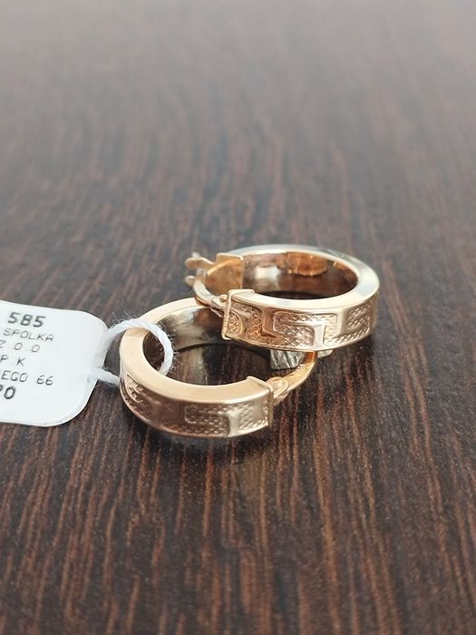 Sprzedam złote kolczyki