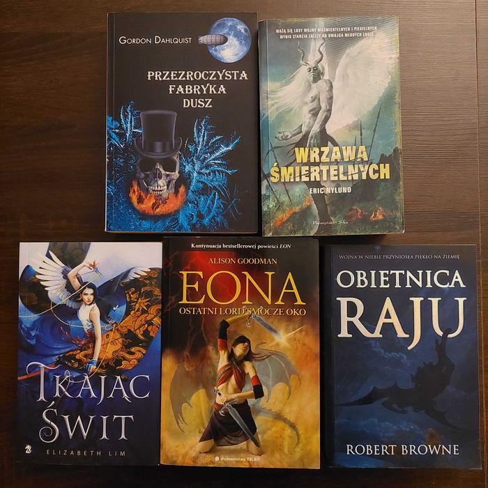 Zestaw pięciu książek