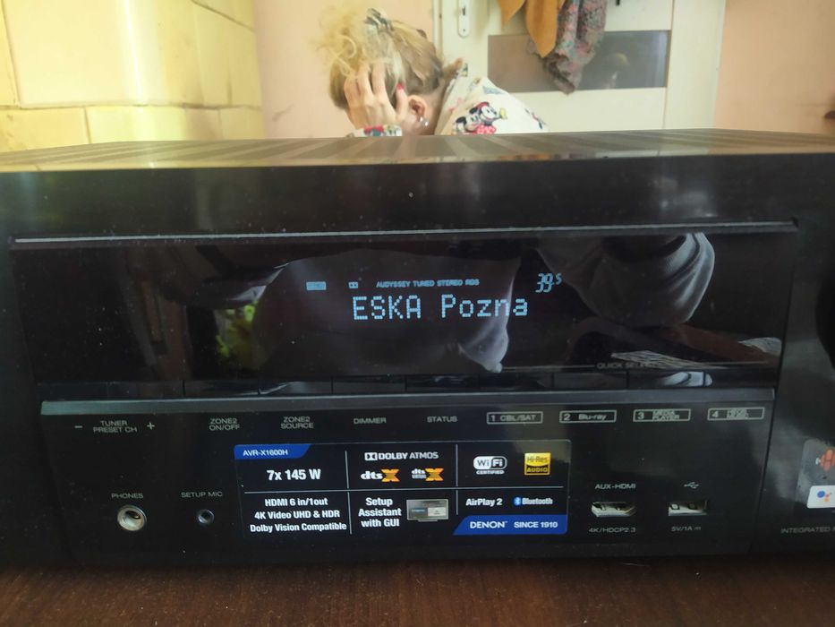Sprzedam amplituner Denon avr-x1600h- użyty parę razy.