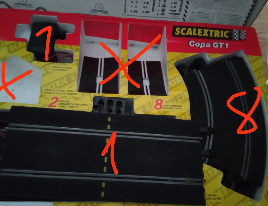 Scalextric peças