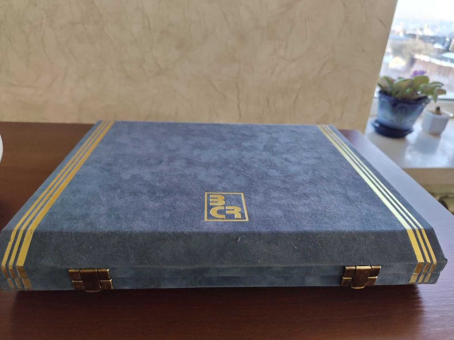 Набор столовых приборов с посеребрением