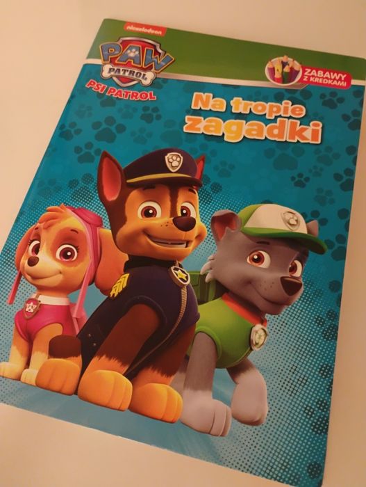 Kolorowanki o zabawy  Psi Patrol,Peppa,Maja 3+