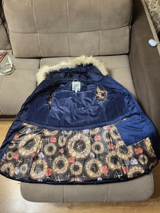 Куртка зимова для дівчинки 11р 146см