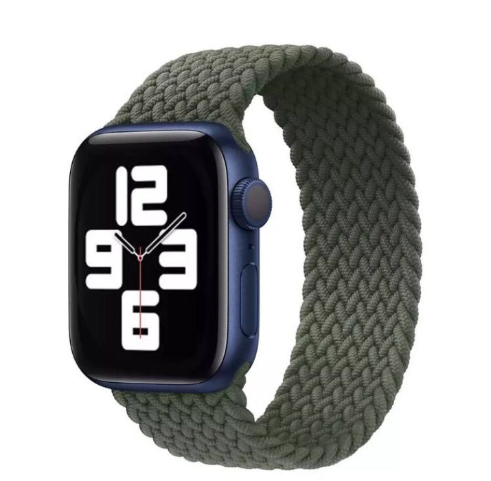 Ремінець Braided Solo Loop для Apple Watch на всі серії ремінець соло