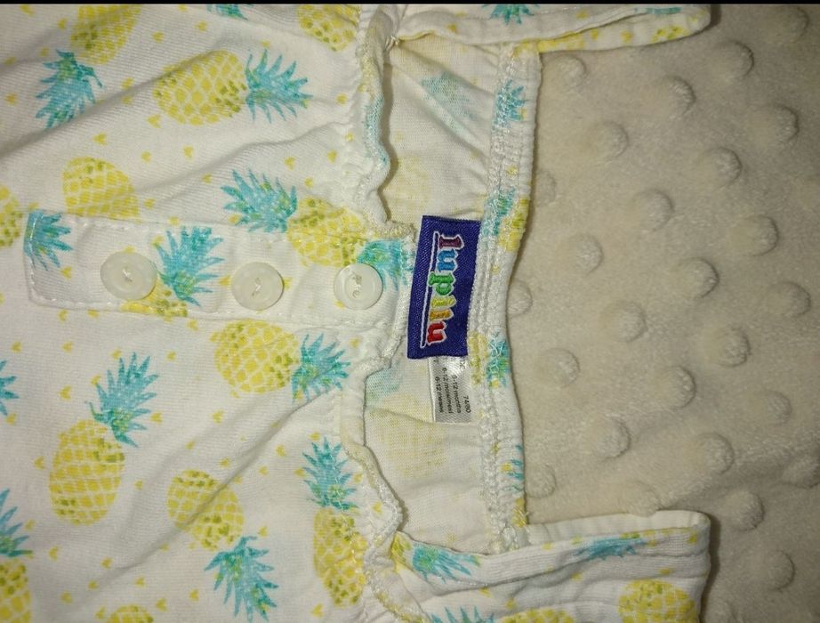 Комбинезон, песочник ,ромпер на девочку Lupilu 6-12мес. На годик