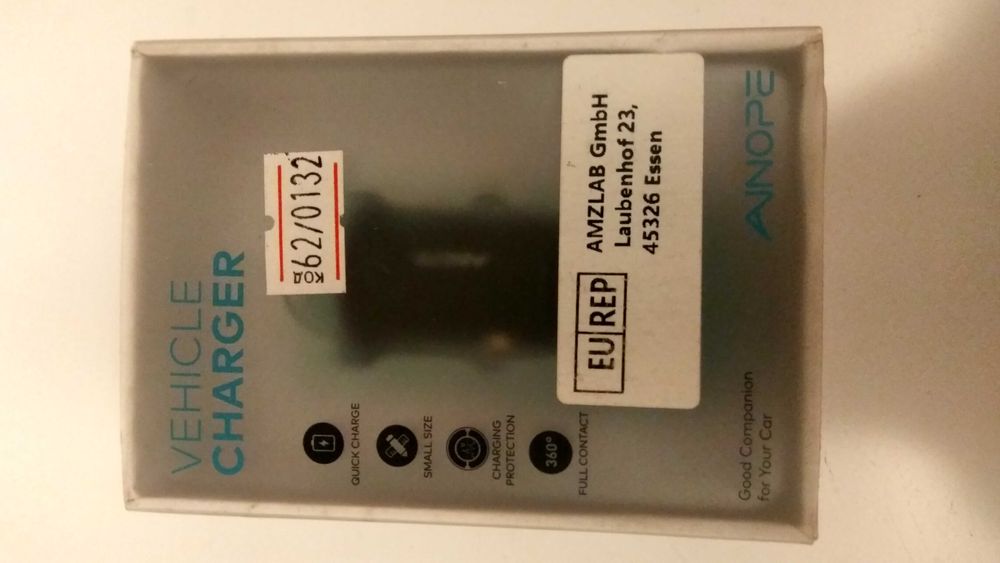 Швидка зарядка в прикурювач Автомобільний зарядний пристрій 36W 6A