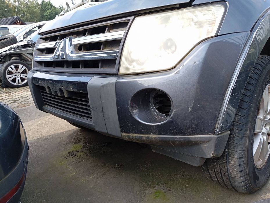 mitsubishi pajero 4 iv przód zderzak lampa maska błotnik atrapa a72 a72b