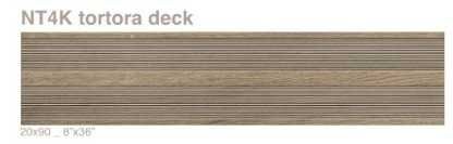 Chão Deck Margres NT4K deck tortora 20x90 - 20m2