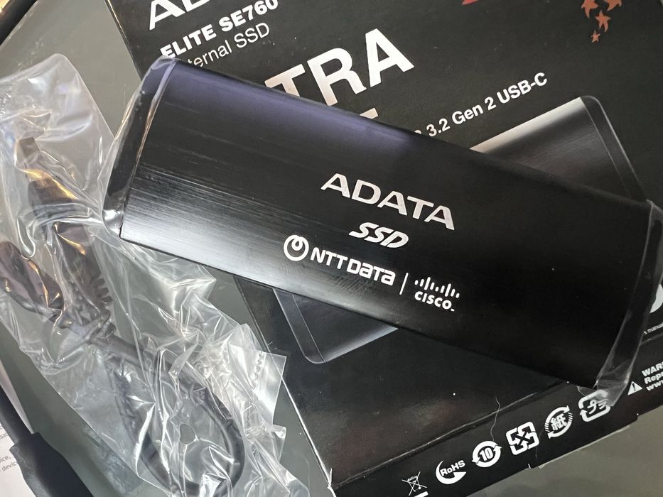 ADATA dysk zewnętrzny SSD SE760 512GB USB 3.2 Gen2 USB-C PS5 XBOX XS