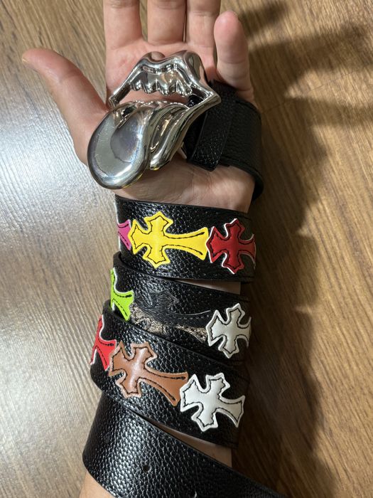 Ремінь Rolling Stones X Chrome Hearts
