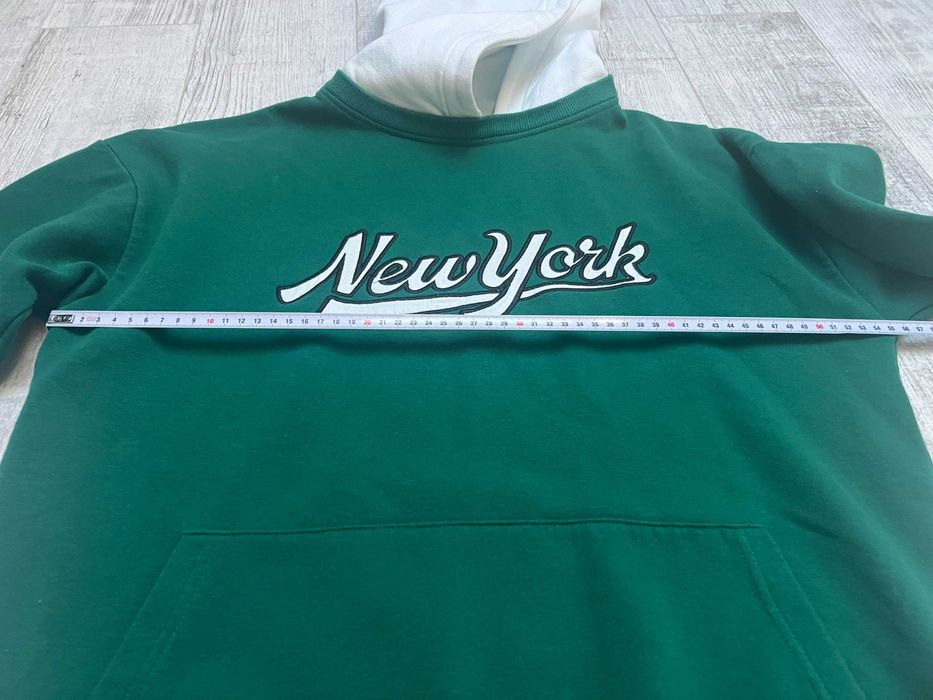 zielona bluza New Yorker XS kaptur