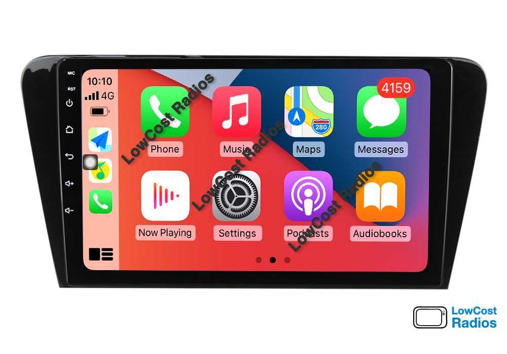 Auto Rádio 10 Polegadas SKODA OCTAVIA 3 | GPS Android BT USB APPS WIFI