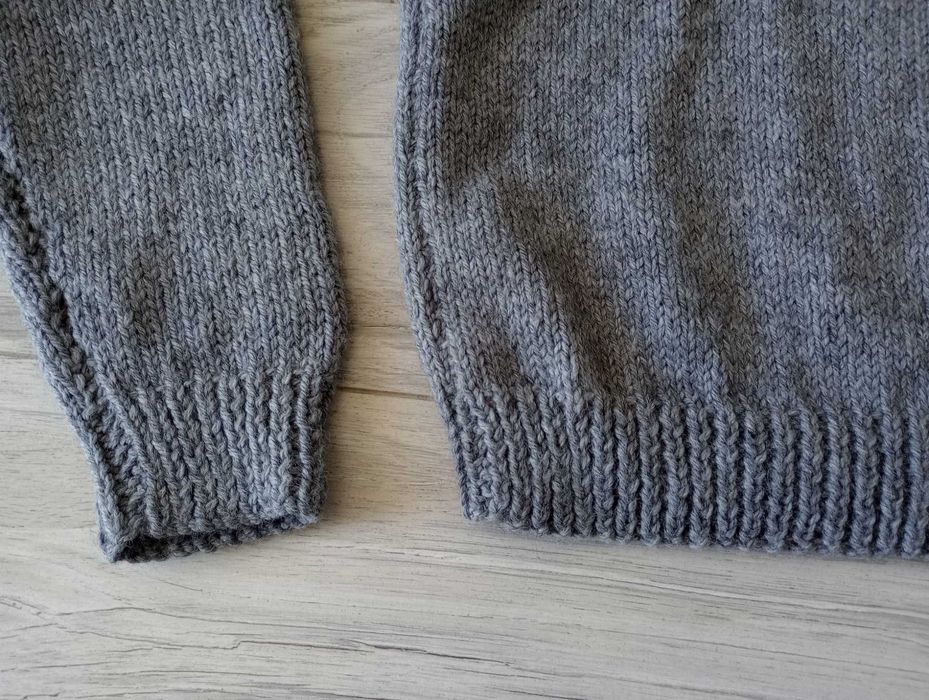 Ręcznie robiony sweter L/XL
