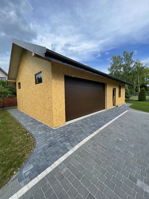 Brama garażowa segmentowa antracyt brązowa lub biała 3000x2500