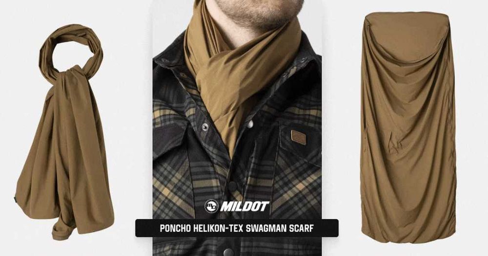 ‼️HELIKON-TEX Swagman Scarf пончо накидка ізотермічна ковдра термо зігріваюче одіяло EDC легке покривало‼️