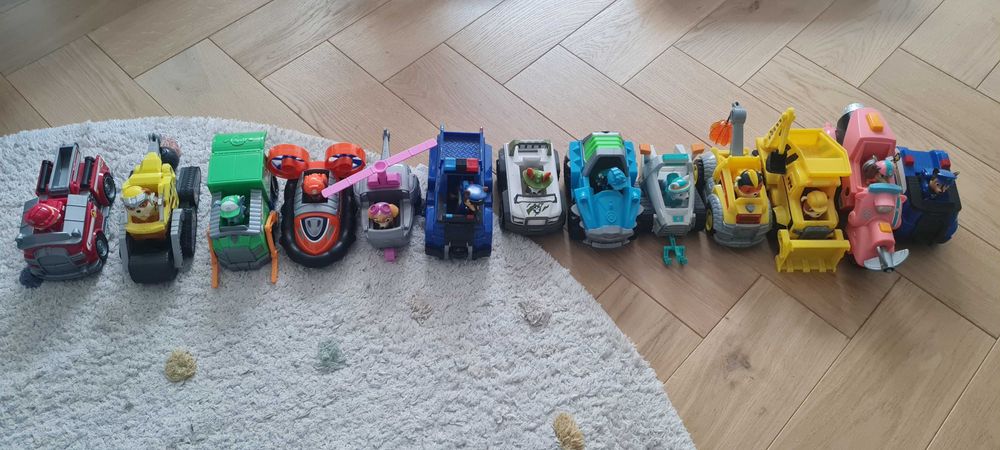 psi patrol pojazdy