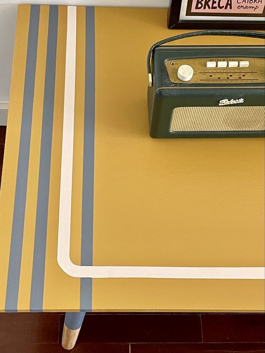 Mesa de centro / Mesa de sala (retro, renovado)