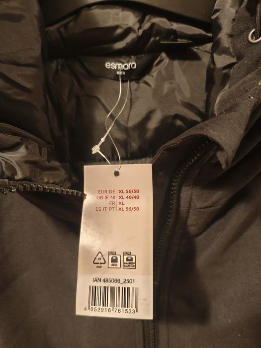 Kurtka zimowa męska termoaktywna.