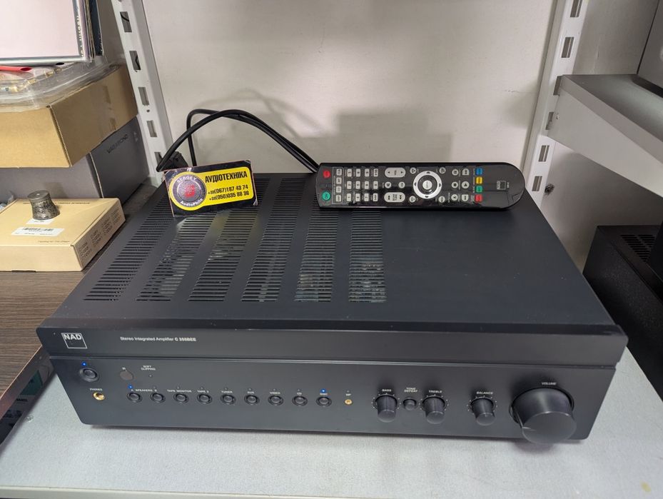 Hi-Fi Стерео усилитель NAD C-355 Bee. 2х120 Вт. PreOut. Идеал!
