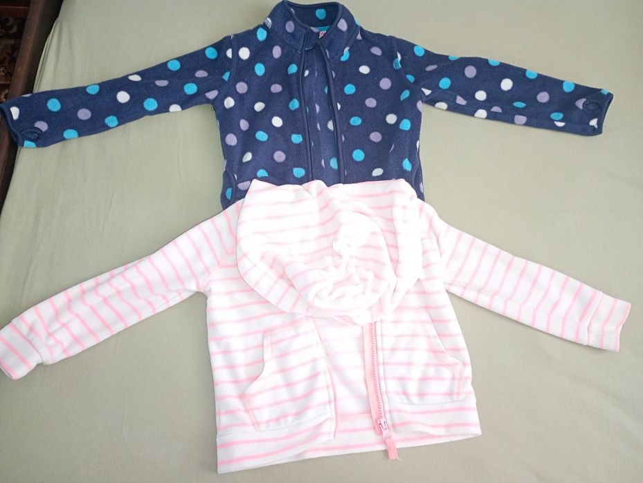 Флісові кофтинки для дівчинки 2-4 роки