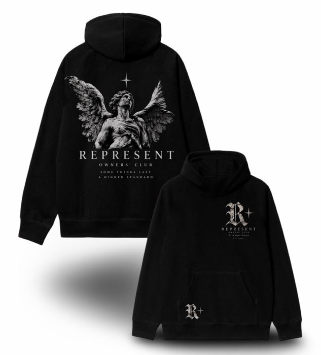 Худи Represent Logo унисекс репрезент кофта толстовка свитшот лонгслив Новинка
