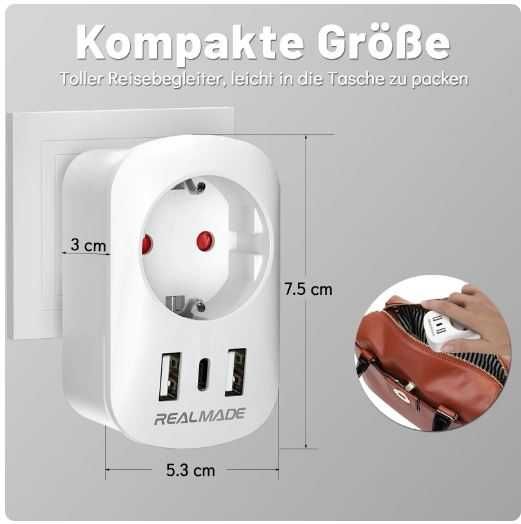 Adaptador de Viagem UK