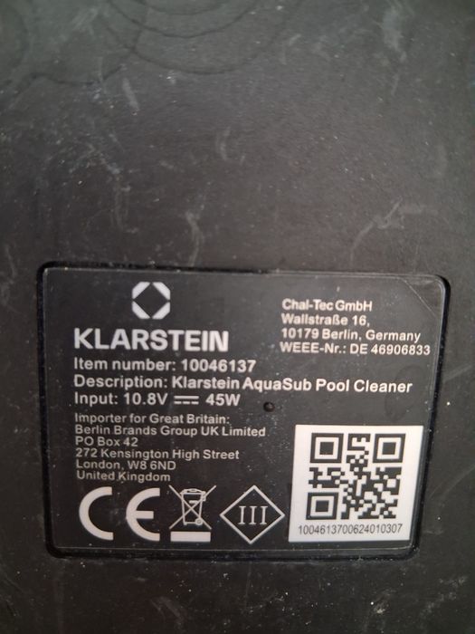 Robot basenowy odkurzacz KLARSTEIN roomba