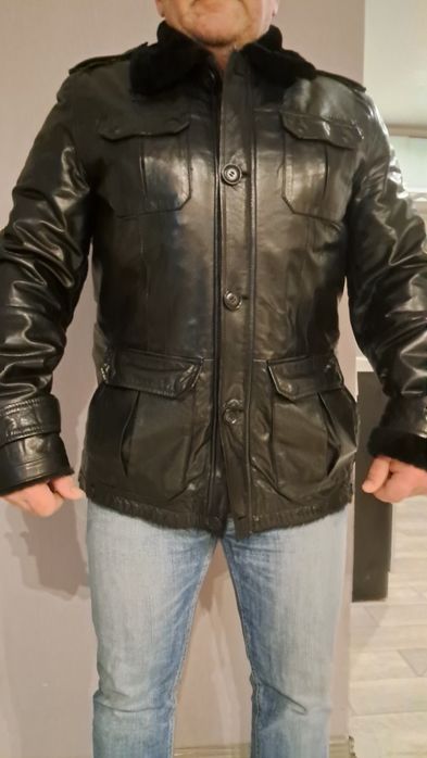 Чоловіча дублянка,    натуральна,розмір M/LL