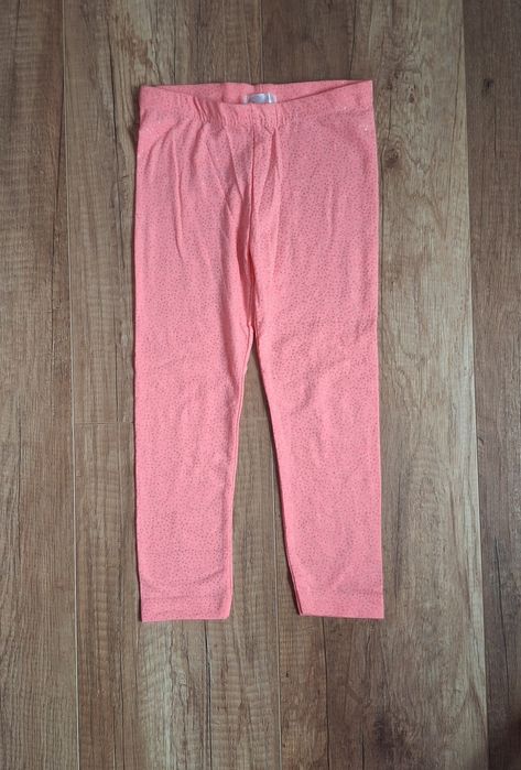Legginsy różowe 104 cm