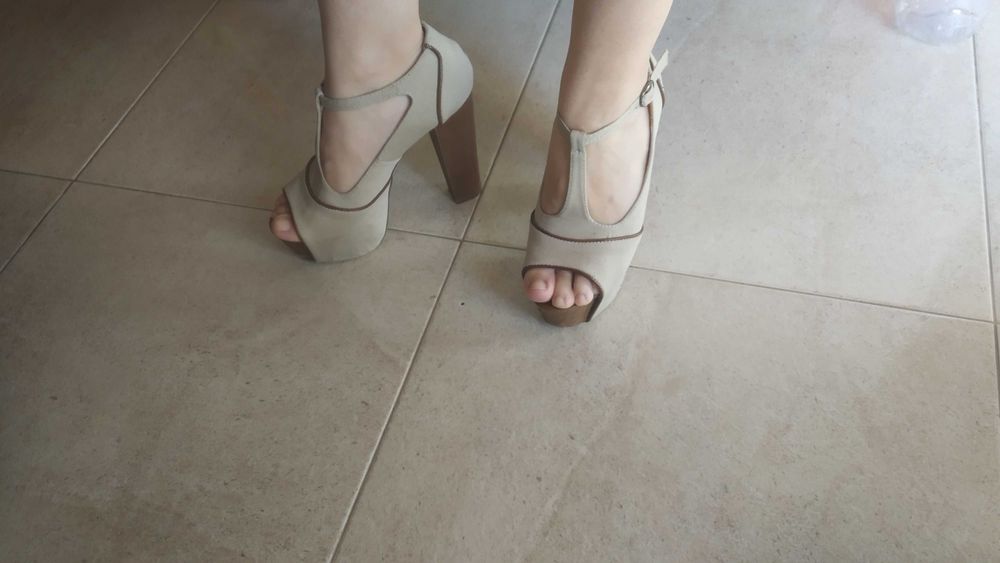 Sapato salto alto n37