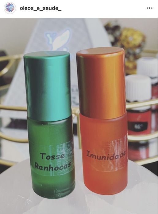 Roll on spray Sérum feito com óleos essenciais puros